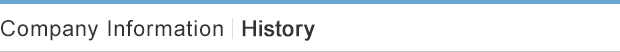 Company info｜History